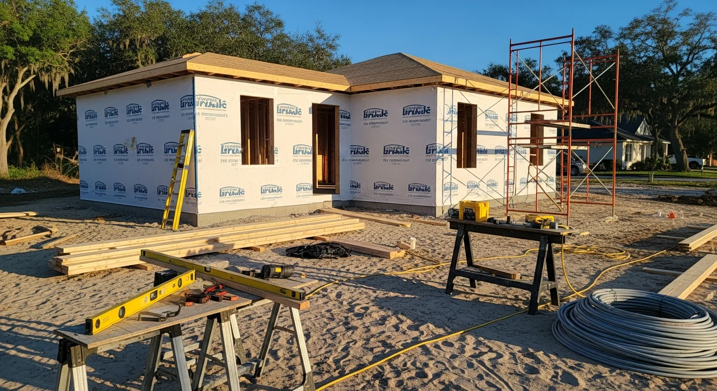 General contractor team on job site in North Florida