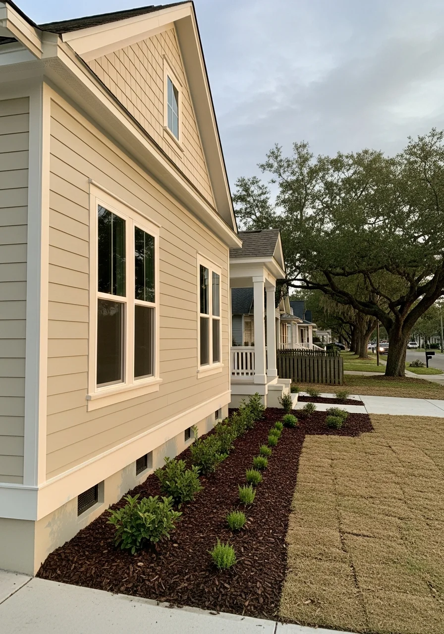 Professional exterior work on a Jacksonville home, highlighting craftsmanship and attention to detail.